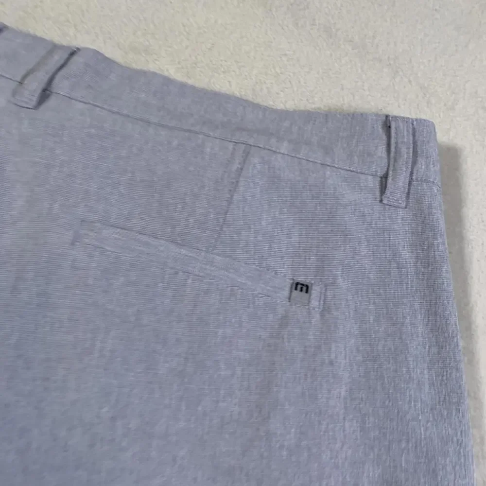 Travis Mathew Shorts Mens 40 Gray Stretch Tech Golfer Proceed With Caution 10